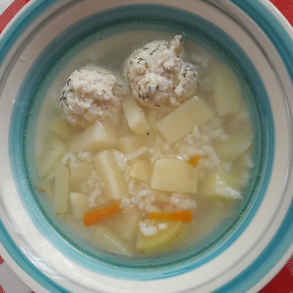 Рисовый суп с фрикадельками, пошаговый рецепт на ккал, фото, ингредиенты - ILBRUS2
