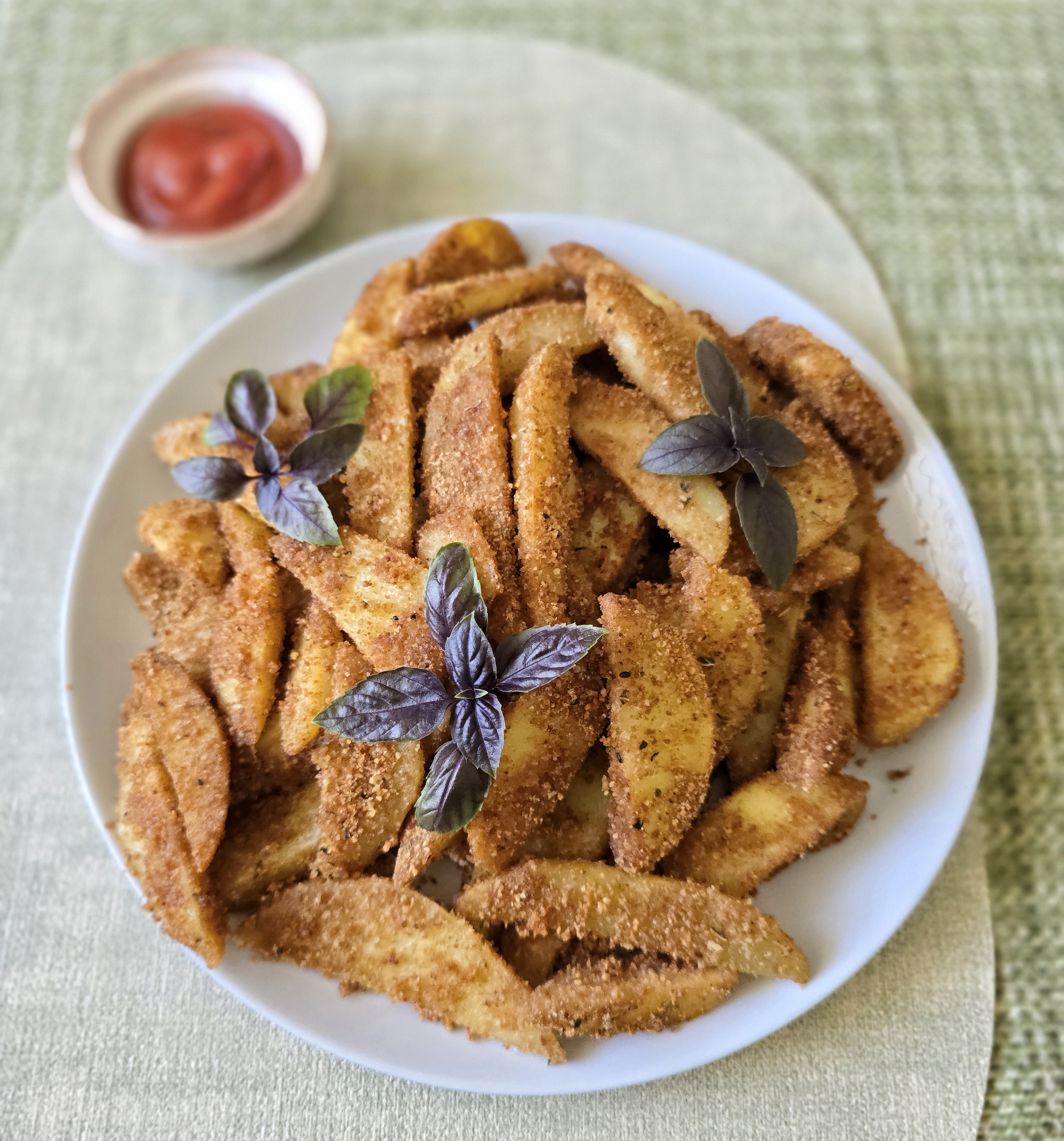 Хрустящий картофель в панировке