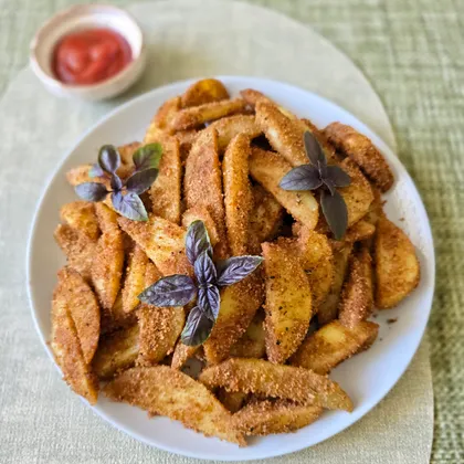 Хрустящий картофель в панировке