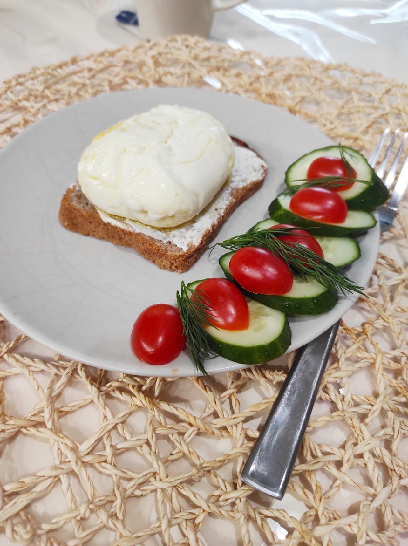 ПП 🍳☕завтрак 😋 яйцо пашот