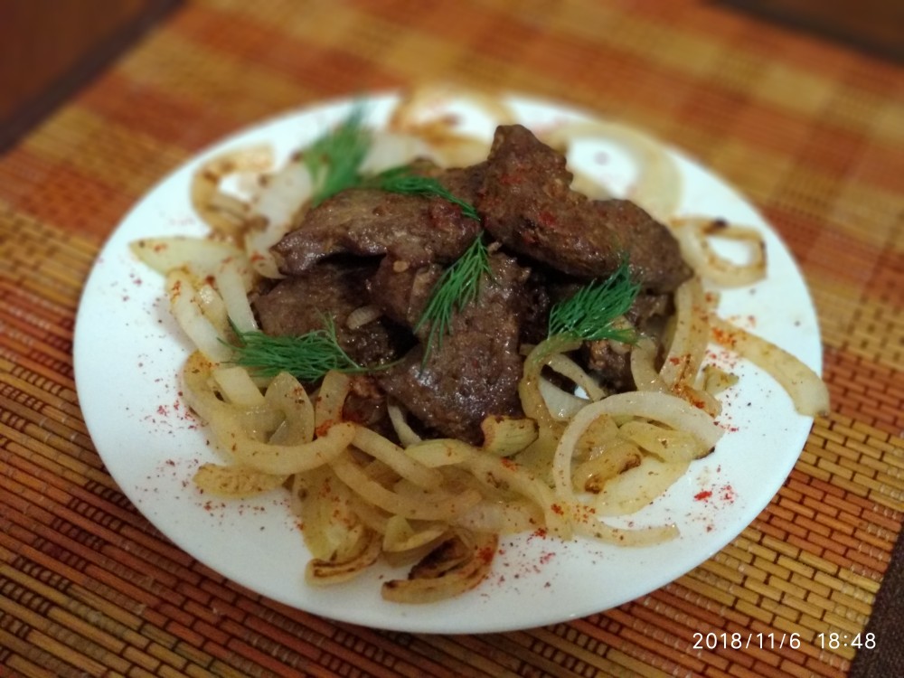 Печёнка говяжья