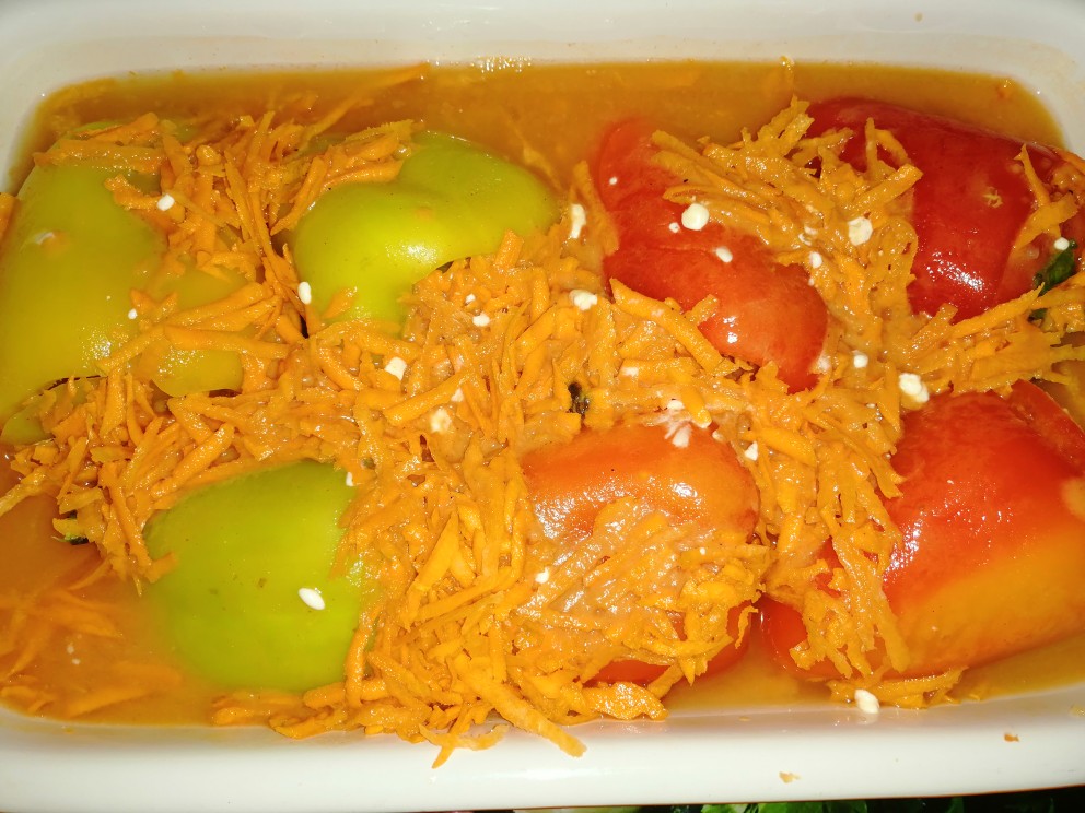 🍽️Фаршированные перцы, запечённые в духовке