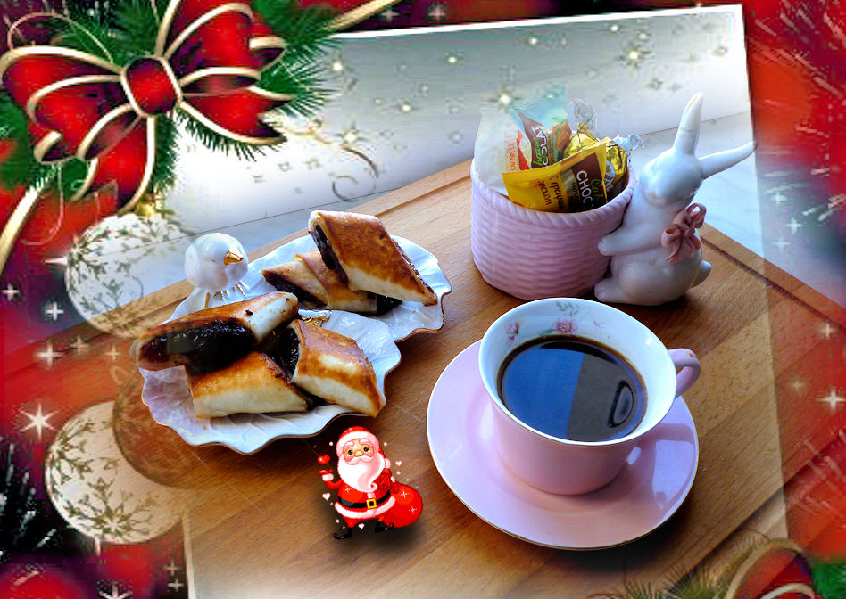 👉 Рулет из лаваша для Деда Мороза