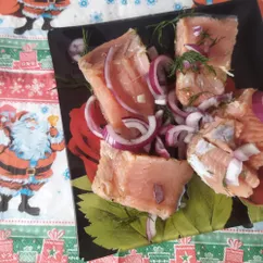 Горбуша малосольная простым способом