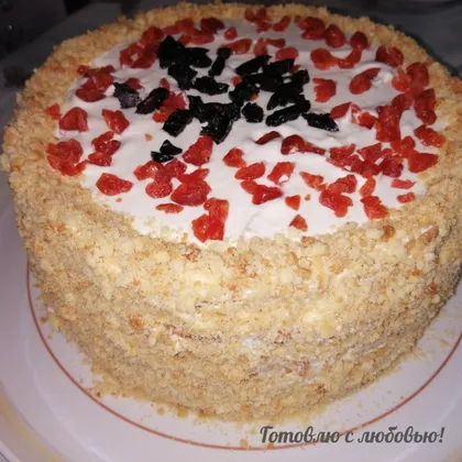 Песочный торт "Антошка" ✧ Очень простой домашний торт