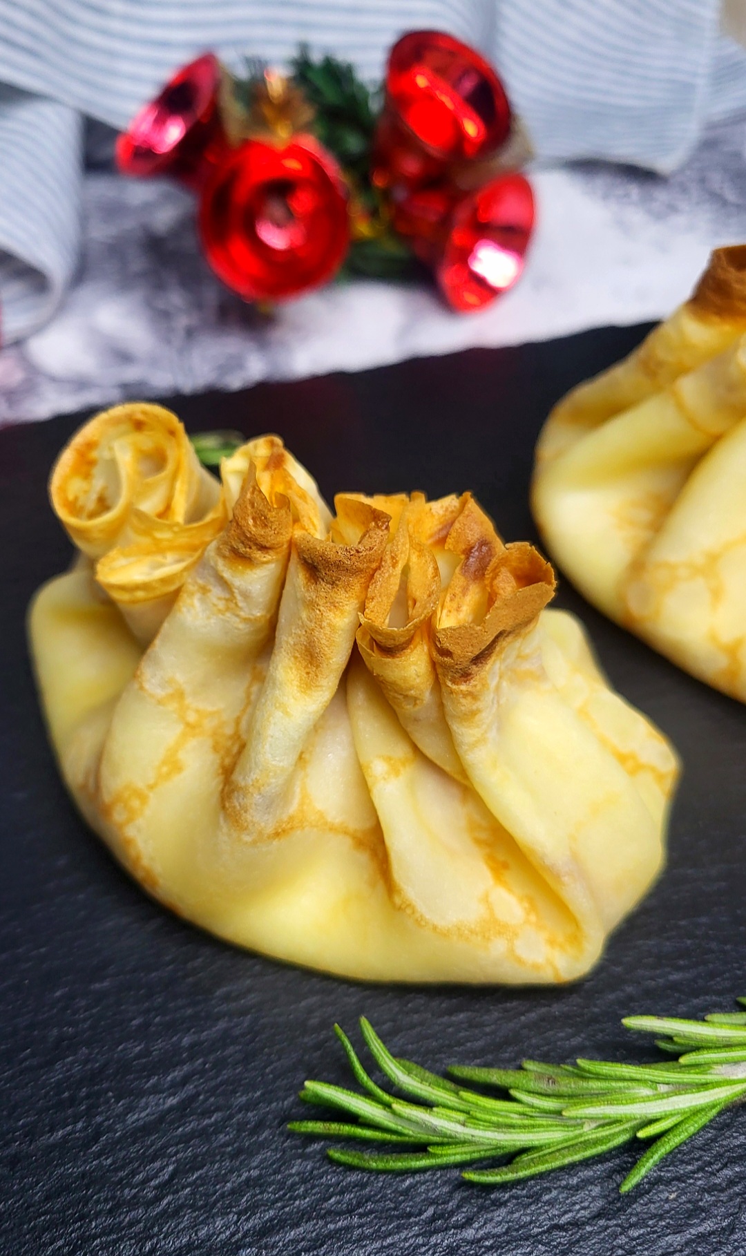 Блинчики с ветчиной и сыром, запечённые в духовке 