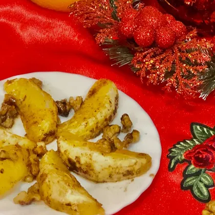 Апельсин в духовке с медом и корицей.Новогодний десерт🎄🎄