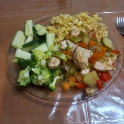 Индейка с овощами