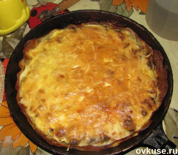 Хрустящая картошечка с грибами