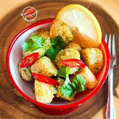 Закуска из морских гребешков