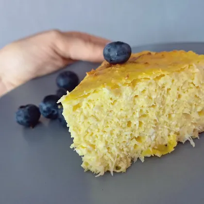 Творожная запеканка с кокосовой стружкой🥥