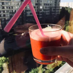 Клубничный смузи 🥤🍓