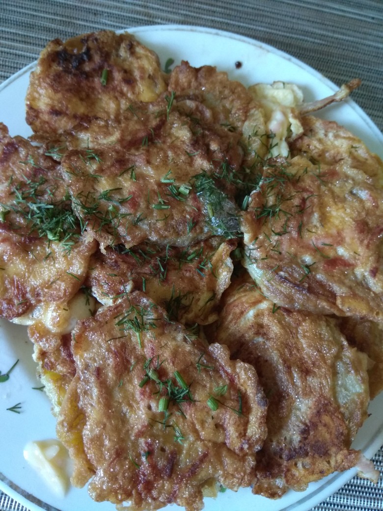 Медальоны с кабачка