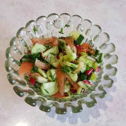 Легкий живой салатик