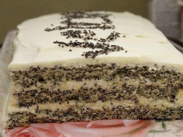 Маковый торт "Царица Эстер"