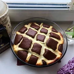 Шоколадно-творожный Пирог "Подушки" 🥧🍫