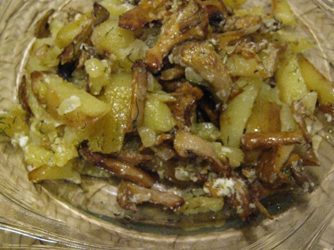 Лисички жареные: рецепт приготовления с картошкой