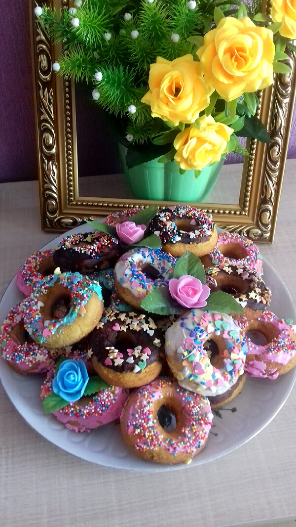 Пончики в глазури 🍩