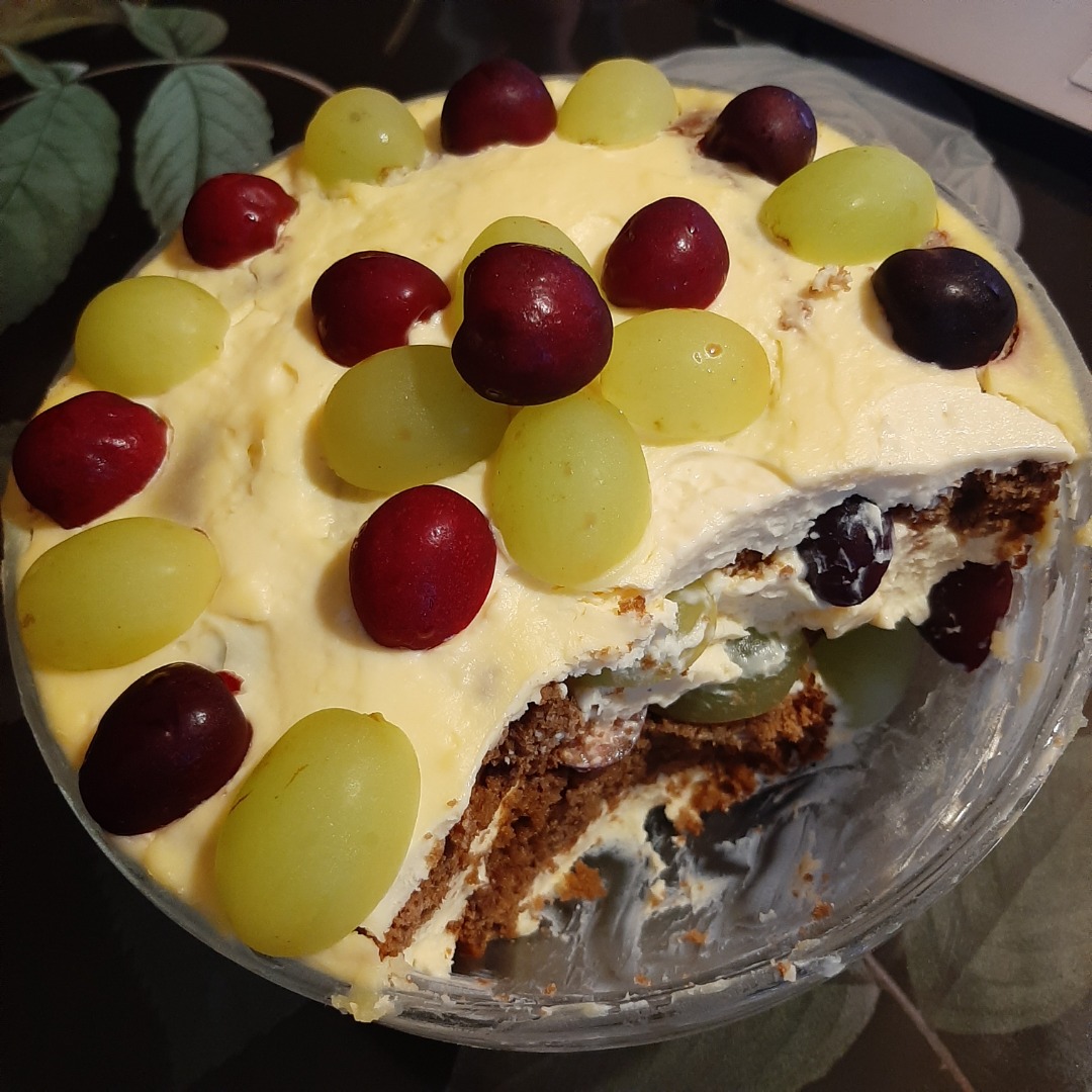 Трайфл с заварным кремом