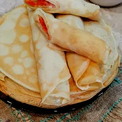 Фаршированные блины 🥞 с красной рыбкой