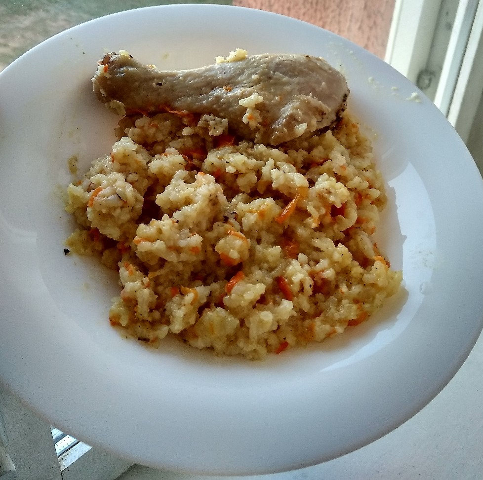 Рис с курицей в духовке - рецепт с фото