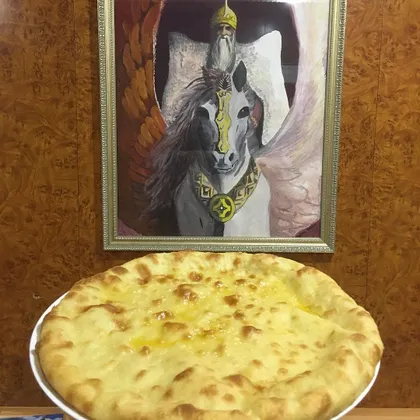 Осетинский пирог с сыром Уалибах