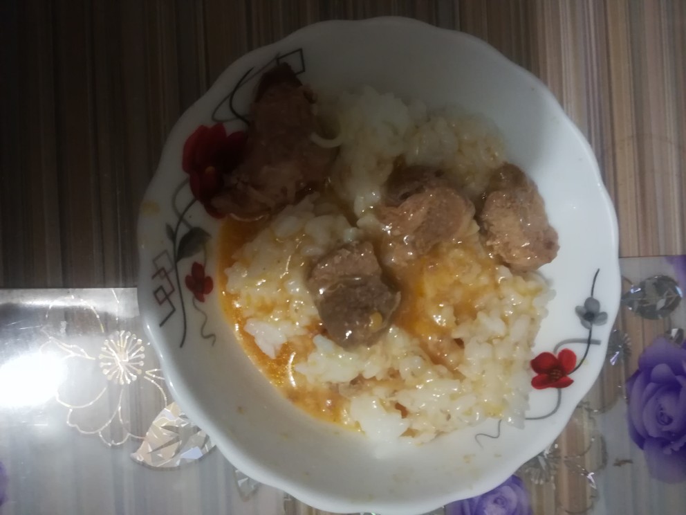 Рис со свининой