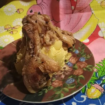 Картофельное пюре с курицей
