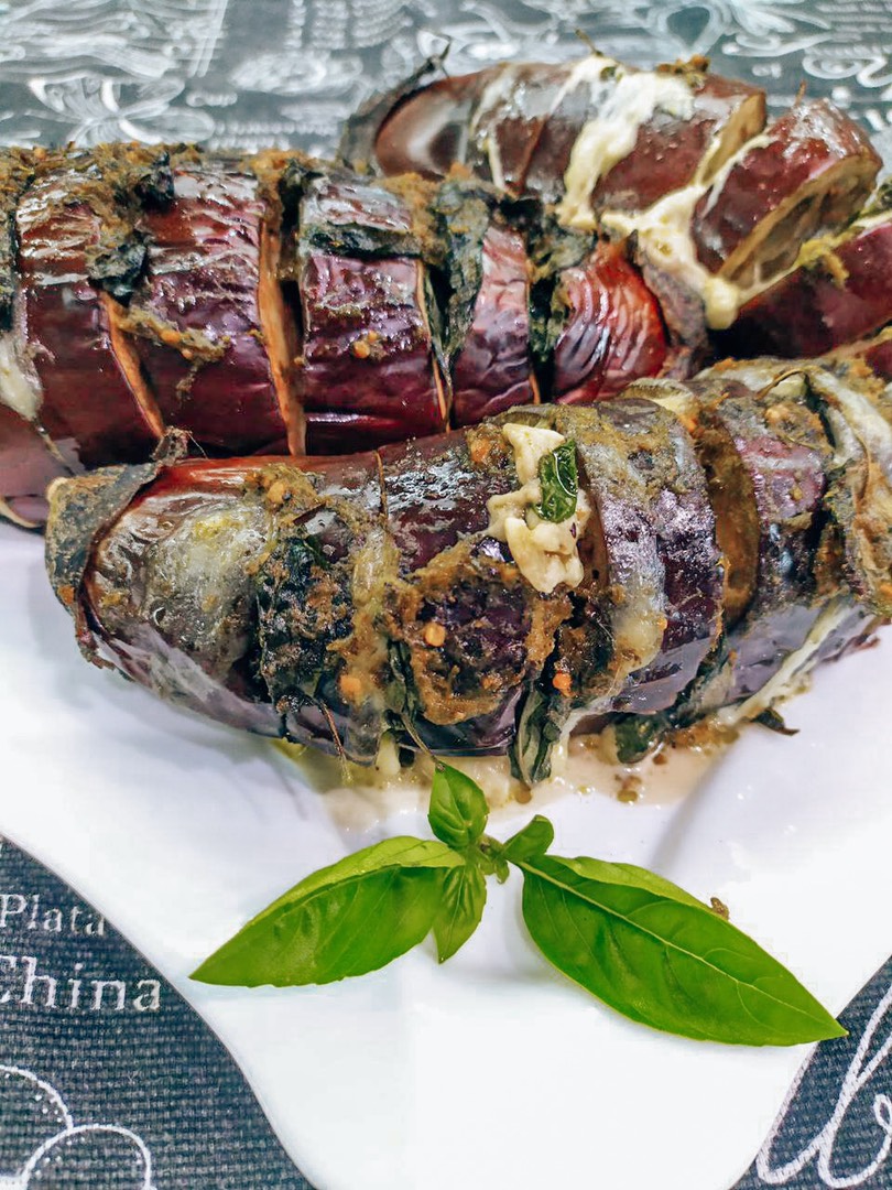 Капрезе из баклажанов