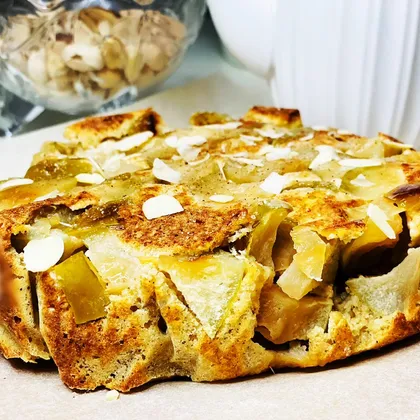 ПП-пирог с яблоками без пшеничной муки. Ешь хоть каждый день!😍