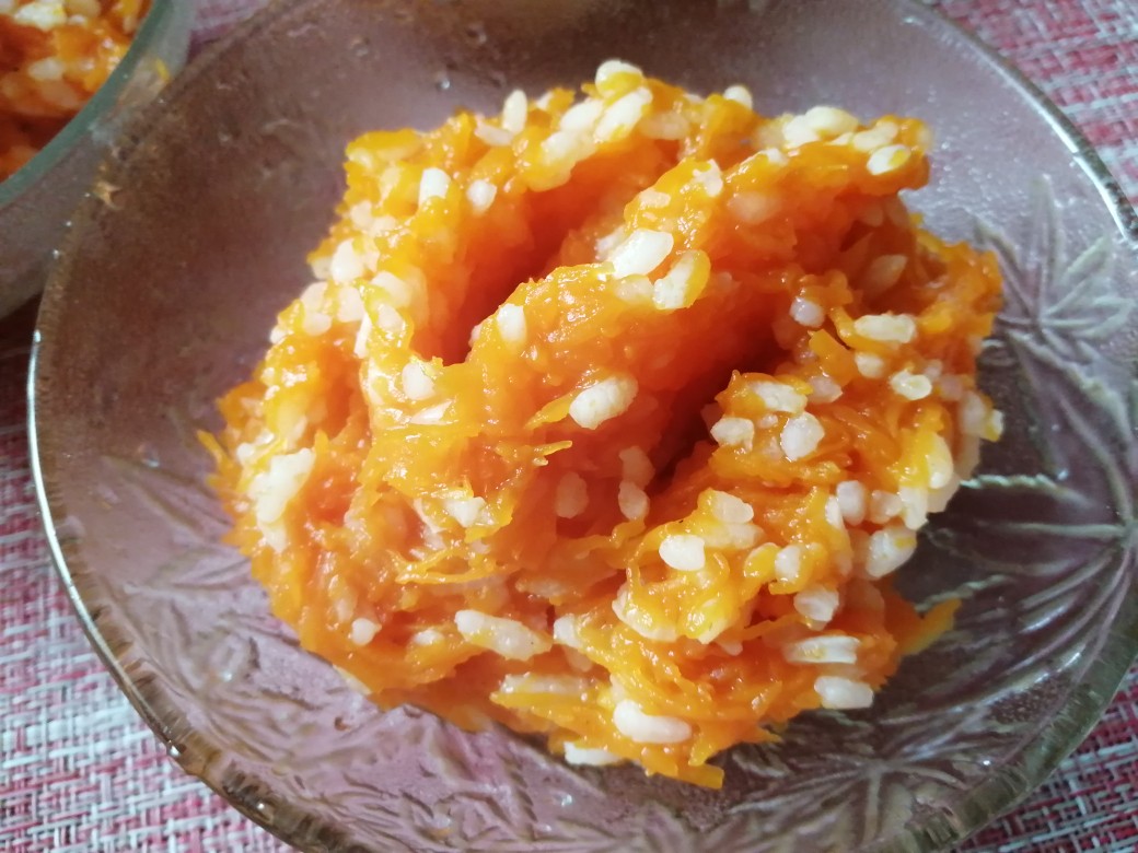 Быстрая каша из тыквы