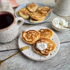 Оладьи на пшеничной закваске 