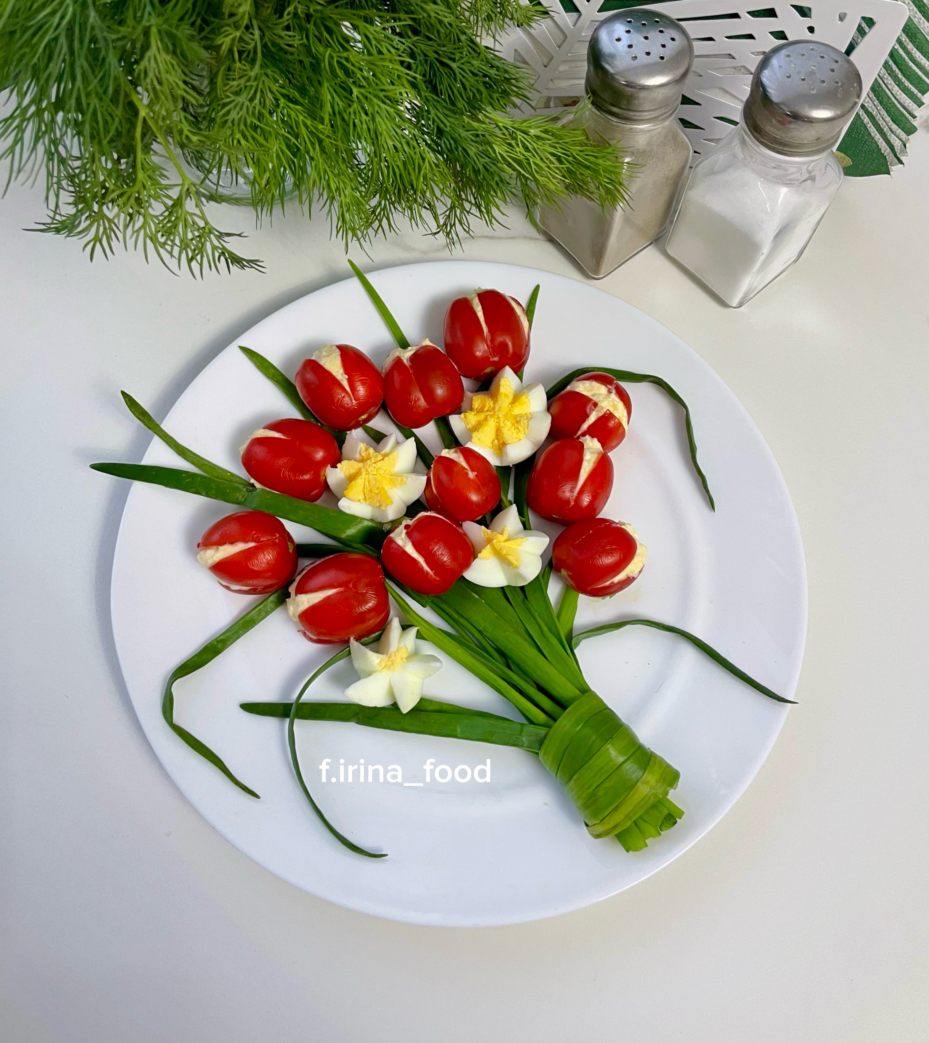 Закуска Букет тюльпанов 