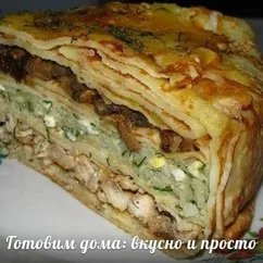 Блинный курник