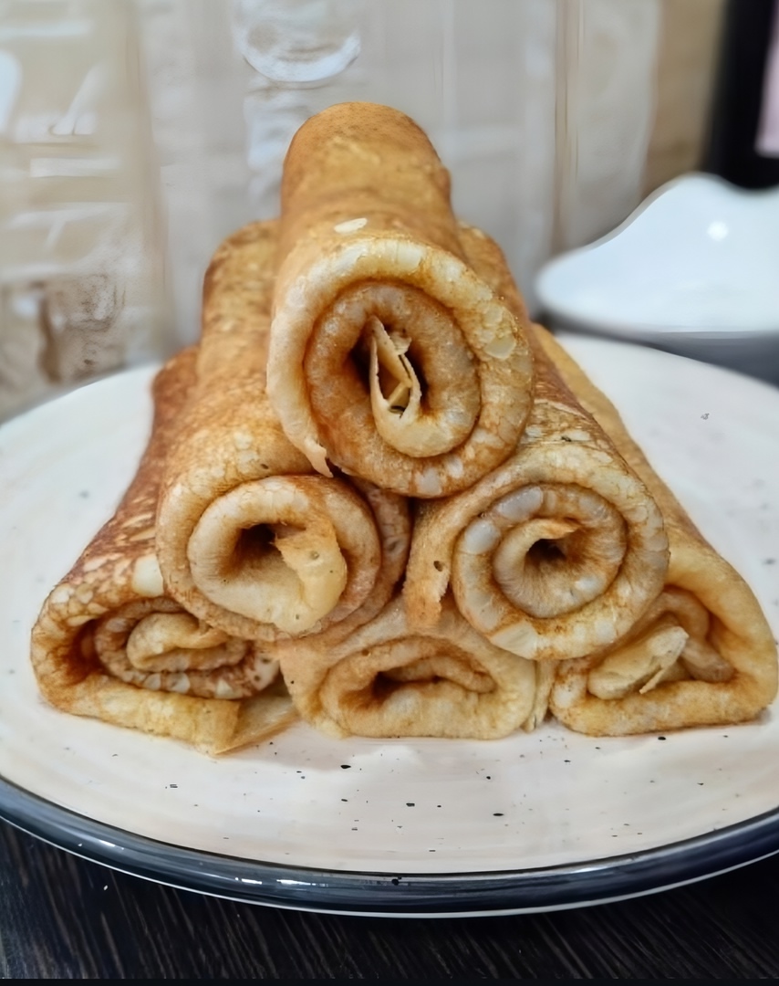 Капустные заварные блины