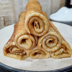 Капустные заварные блины