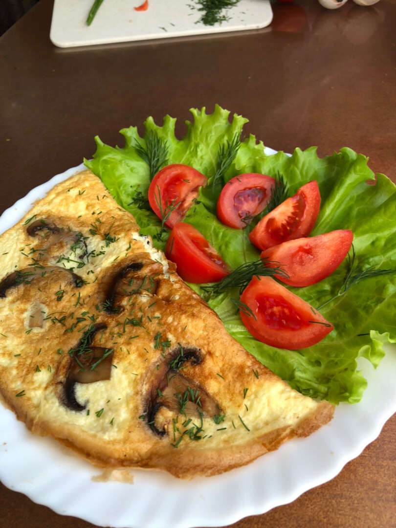 Омлет с грибами в духовке рецепт – Итальянская кухня: Завтраки. «Еда»