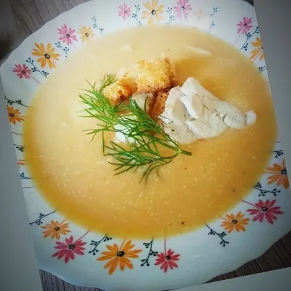 Куриный суп пюре