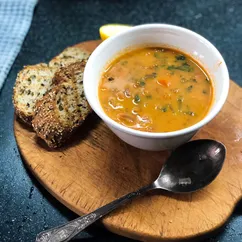 Томатно-чечевичный суп с добавлением кокосового молока🌶🍜🔥