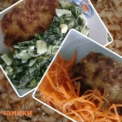 Гречаники с  гречкой и картошкой