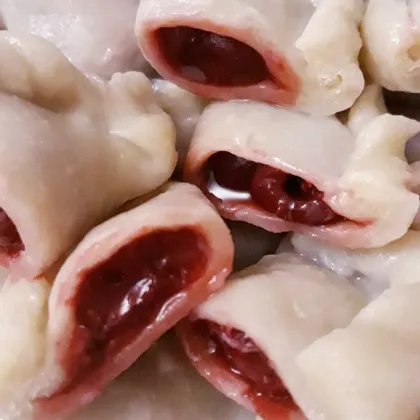 Вареники с вишней 🍒🥟