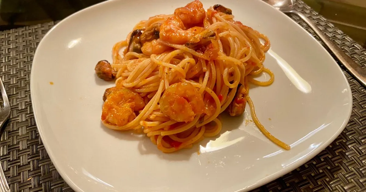Легкий рецепт итальянской пасты с морепродуктами