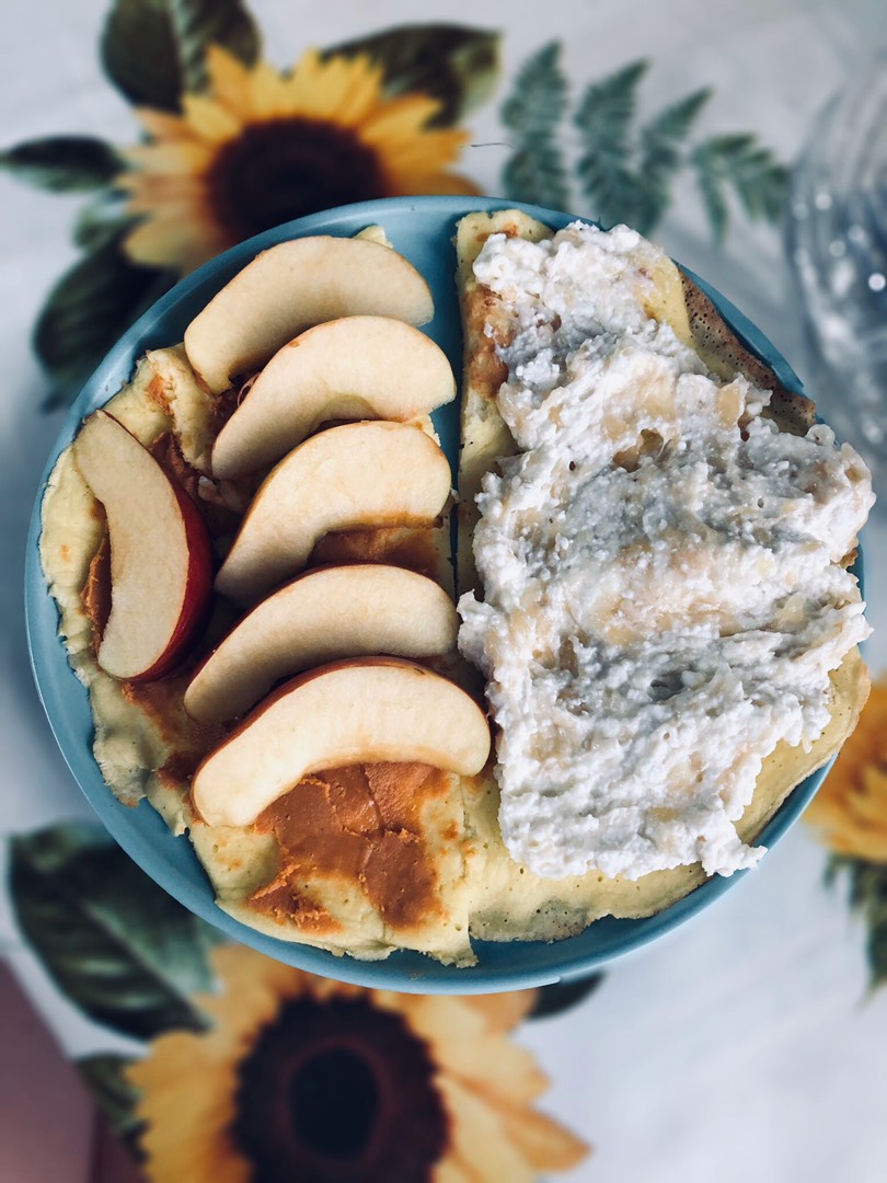 Быстрый рисовый ПП блинчик на завтрак