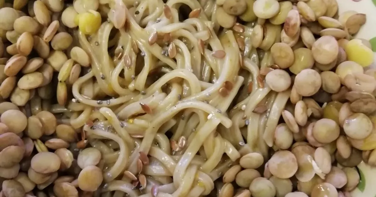 Гречневая лапша с чечевицей рецепт с фото пошаговый от vegan.fast.food ...