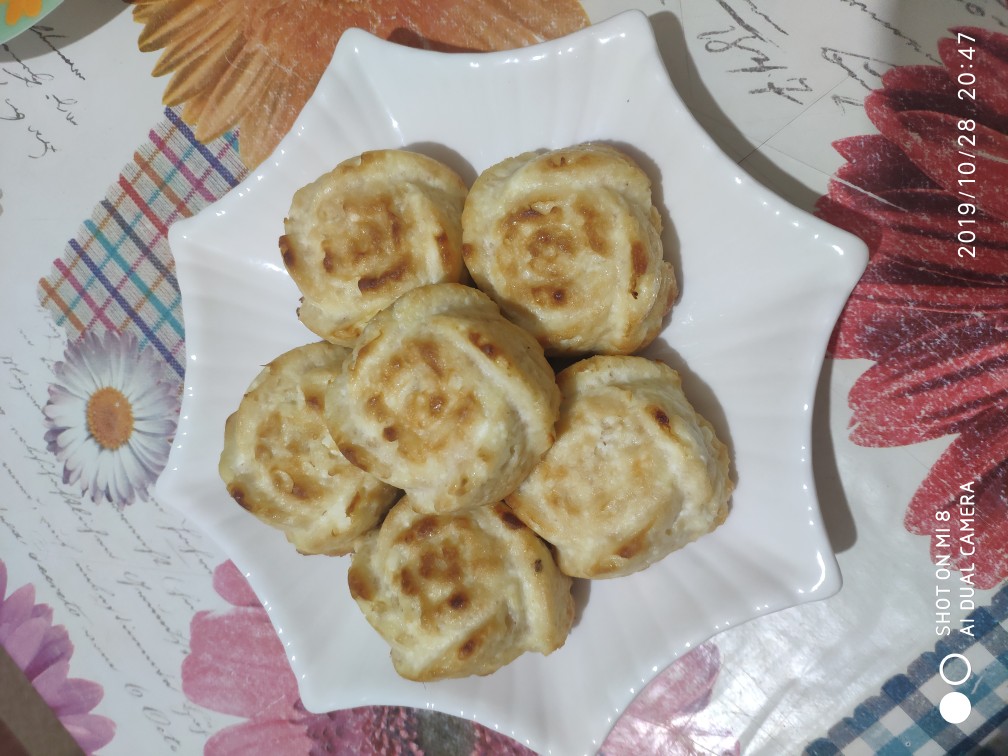 Творожное суфле с яблоком