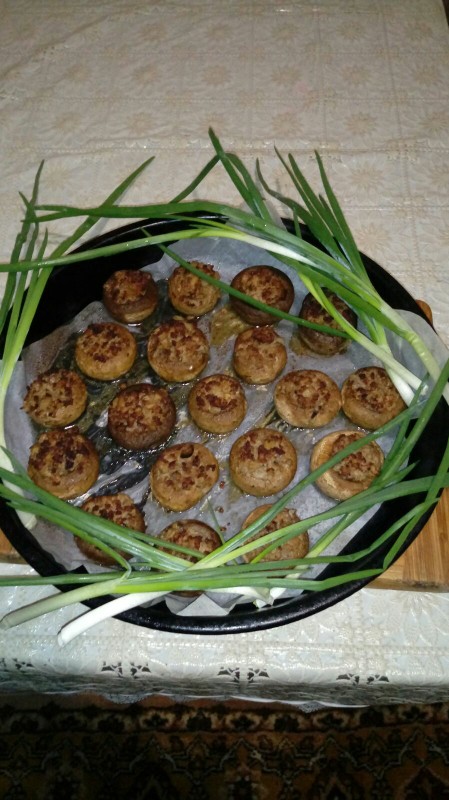 Жареный картофель с королевскими шампиньонами (пошаговый фото рецепт) - ВашВкус