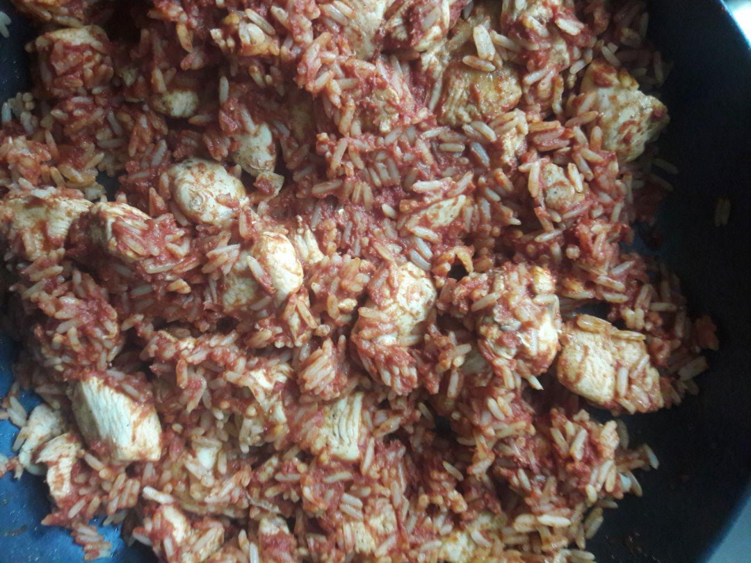 Рис с куриной грудкой
