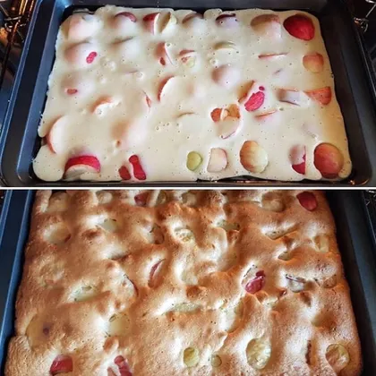 Воздушная шарлотка 🥧