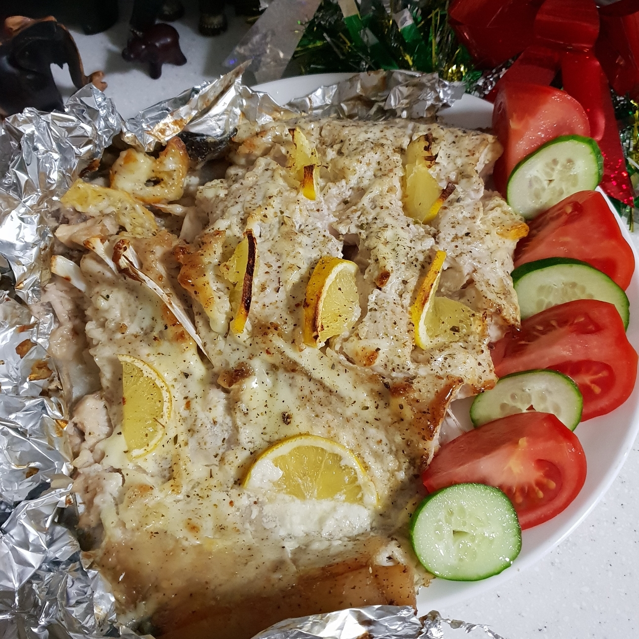 Толстолобик в духовке