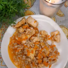 Перловка с куриной грудкой